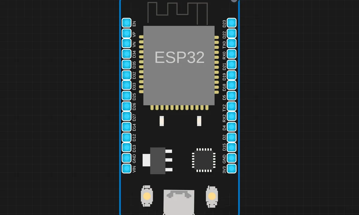 Temperature Based LED Indicator (MicroPython ESP32)